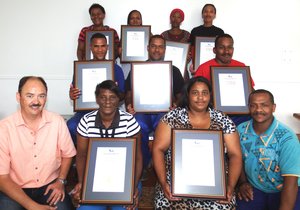 Gelukkige werknemers